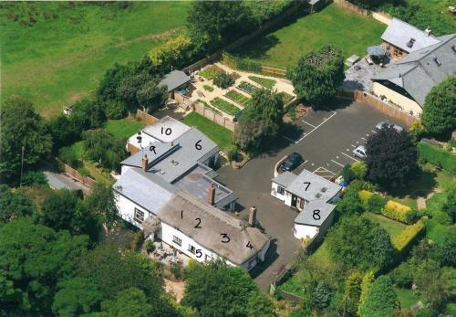 Ariel Photo of Barn and Pinn Cottage and Rooms